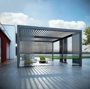 Pergola bioclimatique rétractable